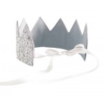 Sequin Sparkle Crown - Silver